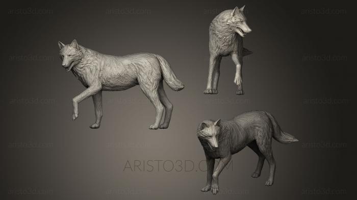 Animal figurines (STKJ_0476) 3D model for CNC machine